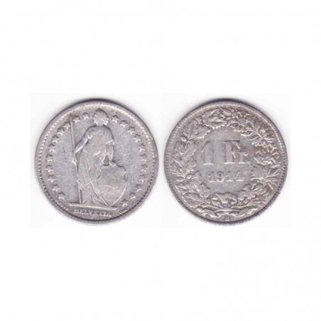 1 Franc suisse Argent 1914 ( 001 )