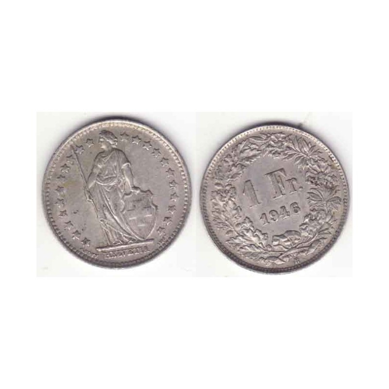 1 Franc suisse Argent 1946 ( 001 )