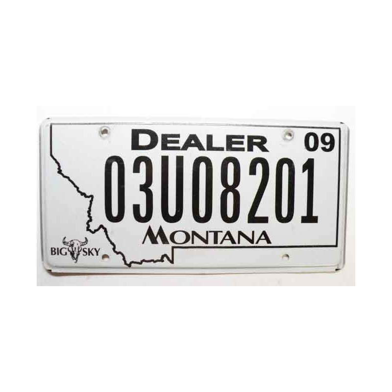 Plaque d Immatriculation USA - Montana ( 204 )