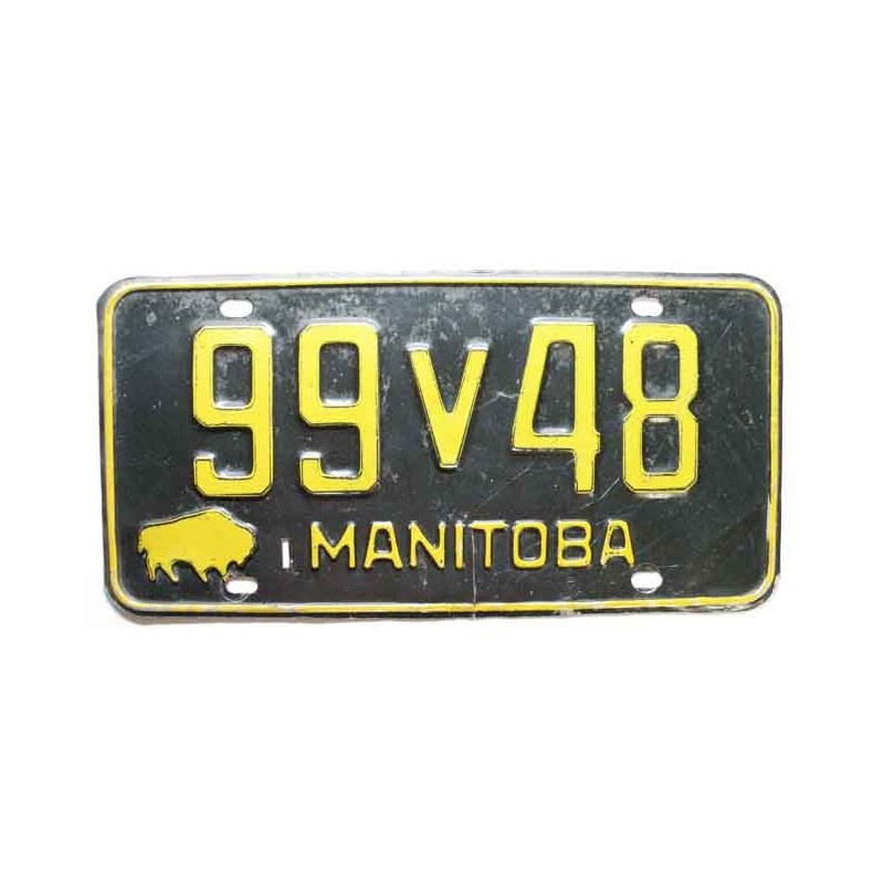 Plaque d Immatriculation Canada Manitoba ( 189 )
