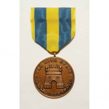 Decoration / Medaille guerre avec l Espagne ( 019 )