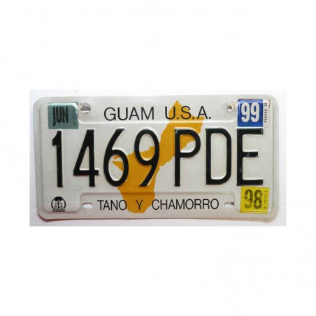 Plaque d Immatriculation USA - Guam Isl ( 289 )