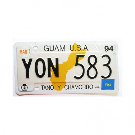 Plaque d Immatriculation USA - Guam Isl ( 285 )
