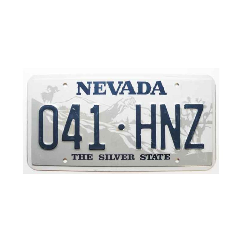 Plaque d Immatriculation USA - Nevada ( 490 )