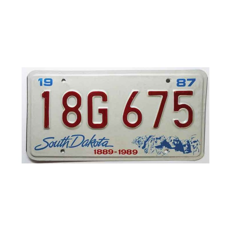 Plaque d Immatriculation USA - South Dakota ( 366 )