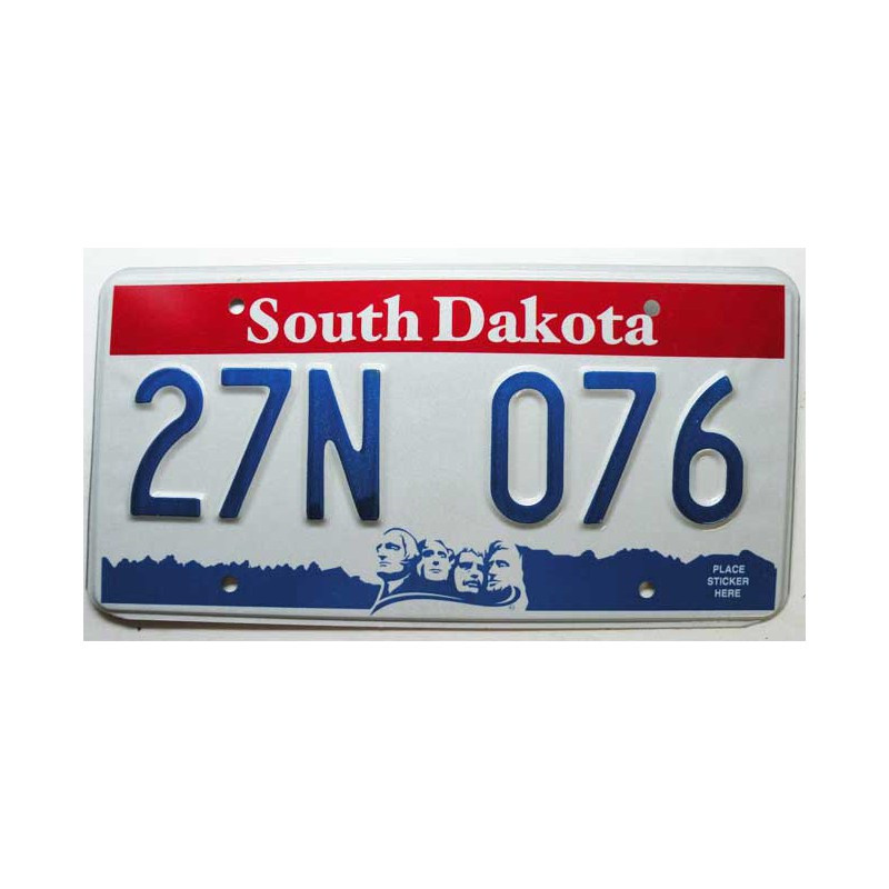 Plaque d Immatriculation USA - South Dakota ( 290 )