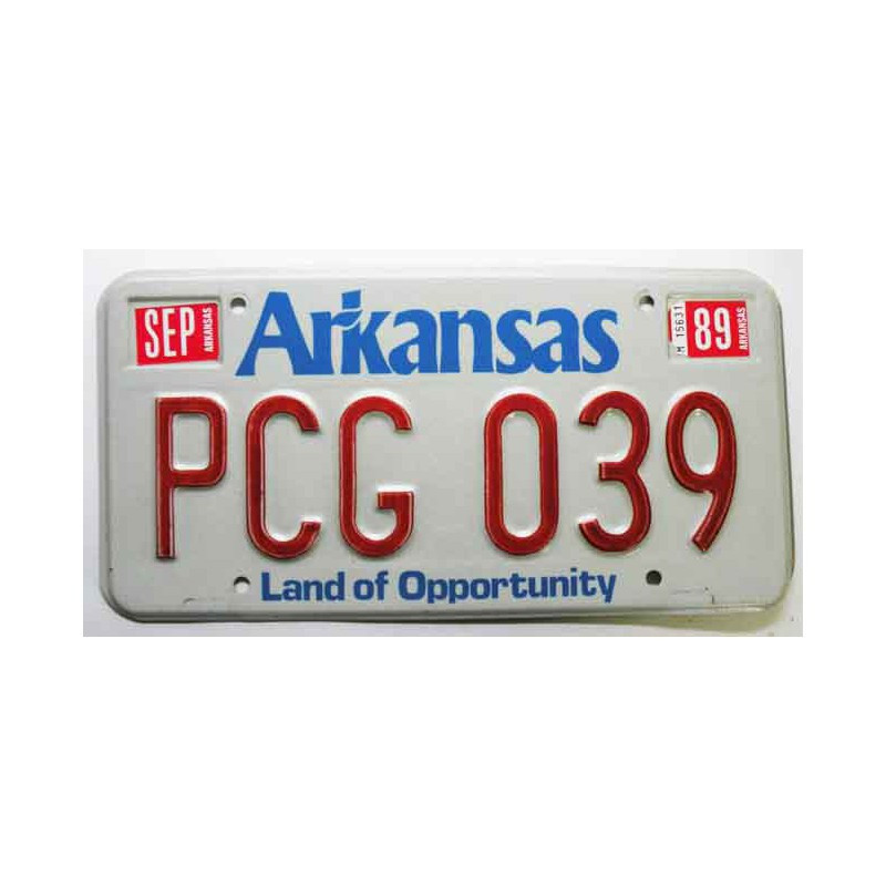 Plaque d Immatriculation USA - Arkansas ( 719 )