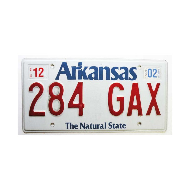 Plaque d Immatriculation USA - Arkansas ( 747 )