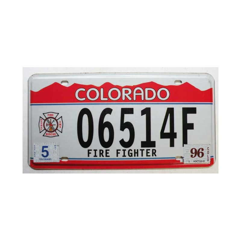 Plaque d Immatriculation USA - Colorado ( 647 )