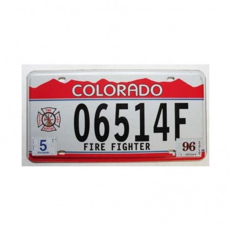Plaque d Immatriculation USA - Colorado ( 647 )