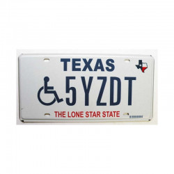 Plaque d Immatriculation USA - Texas ( 642 )