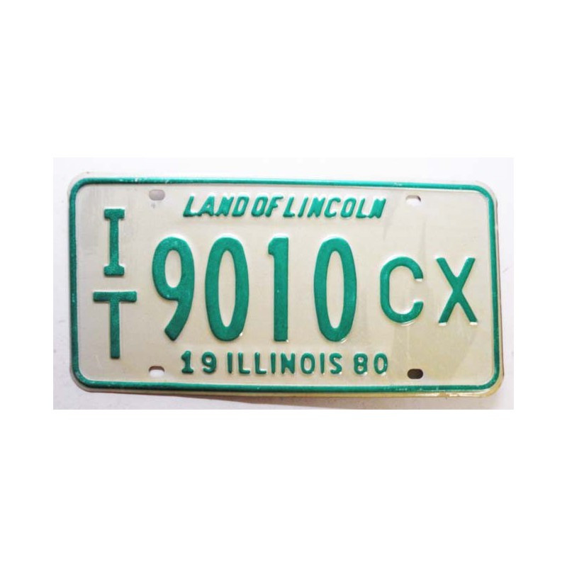 Plaque d Immatriculation USA - Illinois ( 748 )
