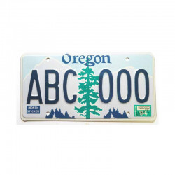 Plaque d Immatriculation USA - Oregon ( 858 )