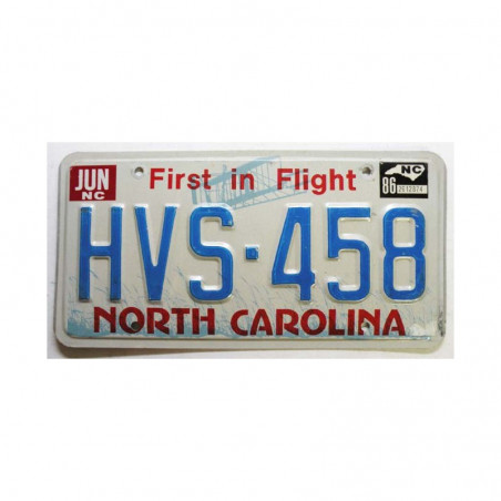 Plaque d Immatriculation USA - North Carolina ( 896 )