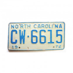 Plaque d Immatriculation USA - North Carolina ( 898 )