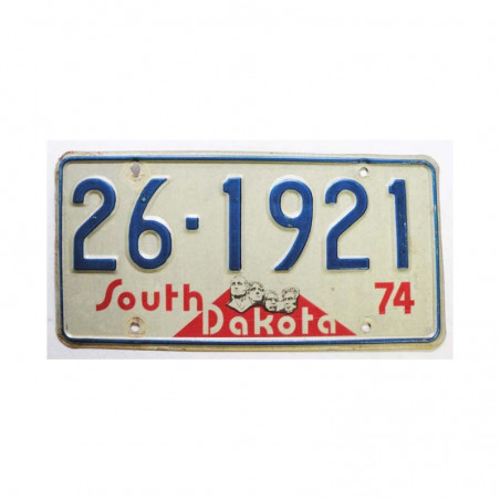 Plaque d Immatriculation USA - South Dakota ( 904 )