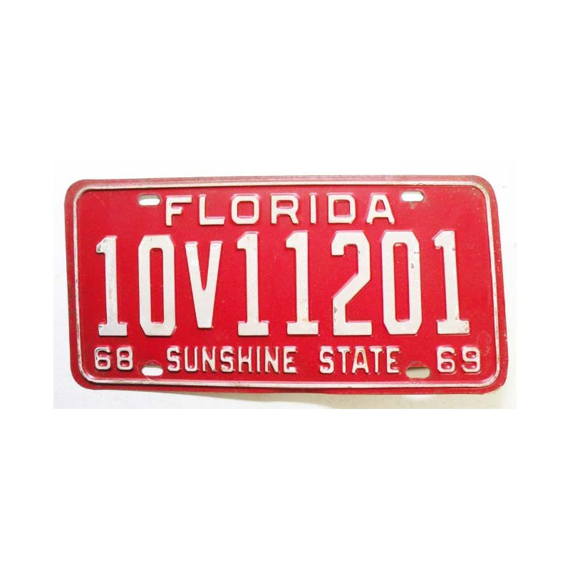 Plaque d Immatriculation USA - Floride ( 909 )