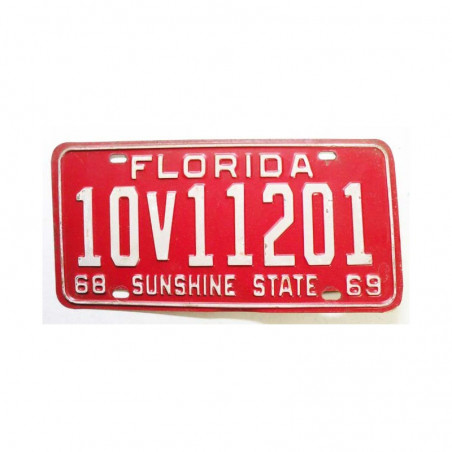 Plaque d Immatriculation USA - Floride ( 909 )