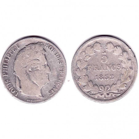 5 francs Louis Philippe 1832 A Argent ( 001 )