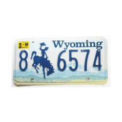 Plaque d Immatriculation USA - Wyoming ( 1003 )