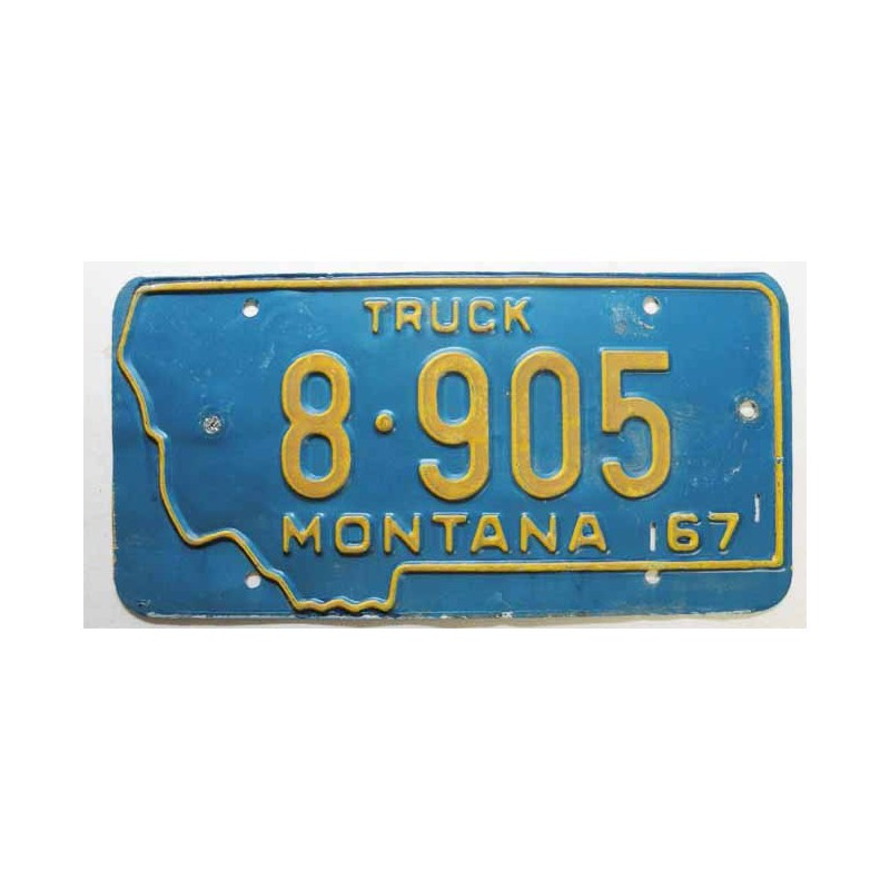 Plaque d Immatriculation USA - Montana ( 1005)