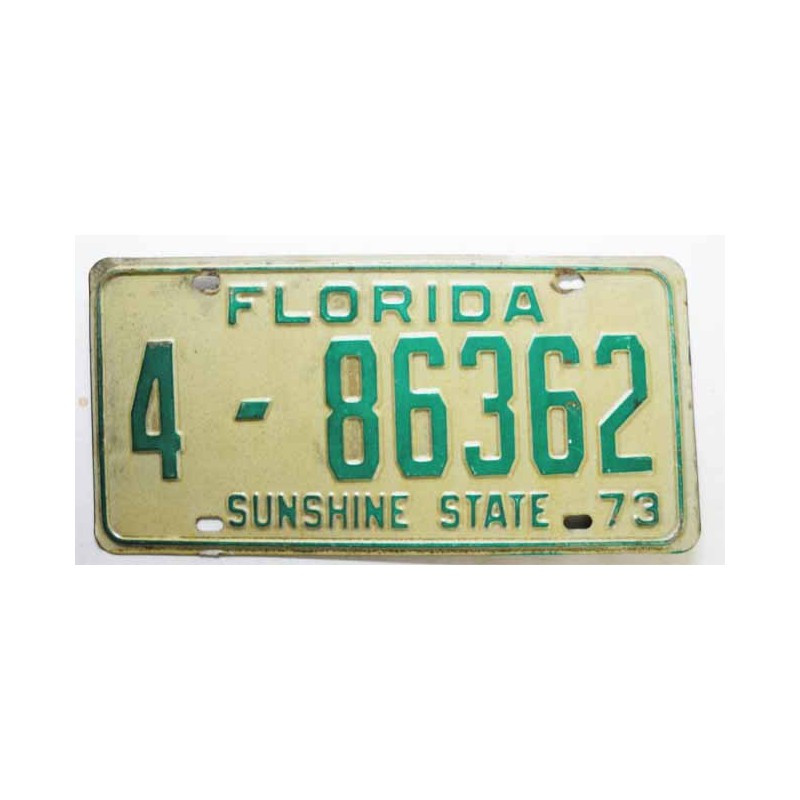 Plaque d Immatriculation USA - Floride ( 1006 )