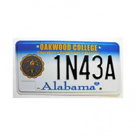 Plaque d Immatriculation USA - Alabama ( 1010 )