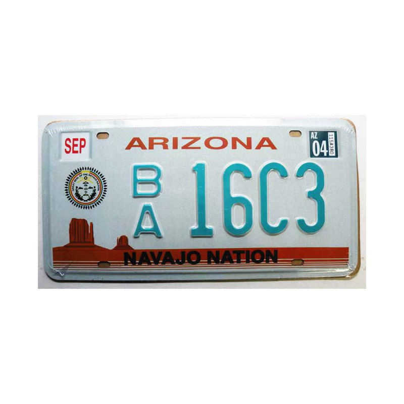 Plaque d Immatriculation USA - Arizona ( Rep - 062 )