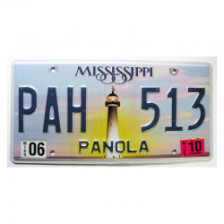 Plaque d Immatriculation USA - Mississippi ( 1051)