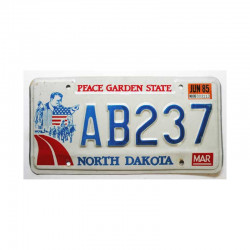 Plaque d Immatriculation USA - North Dakota ( 073 )