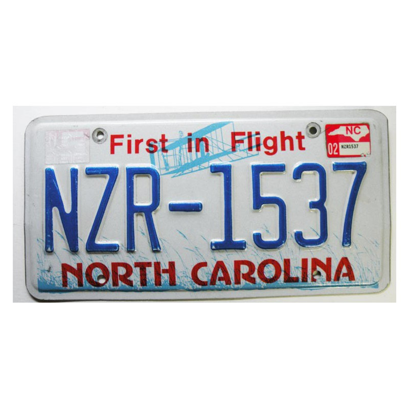 Plaque d Immatriculation USA - North Carolina ( 072 )