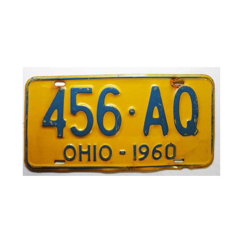 Plaque d Immatriculation USA - Ohio ( 052 )
