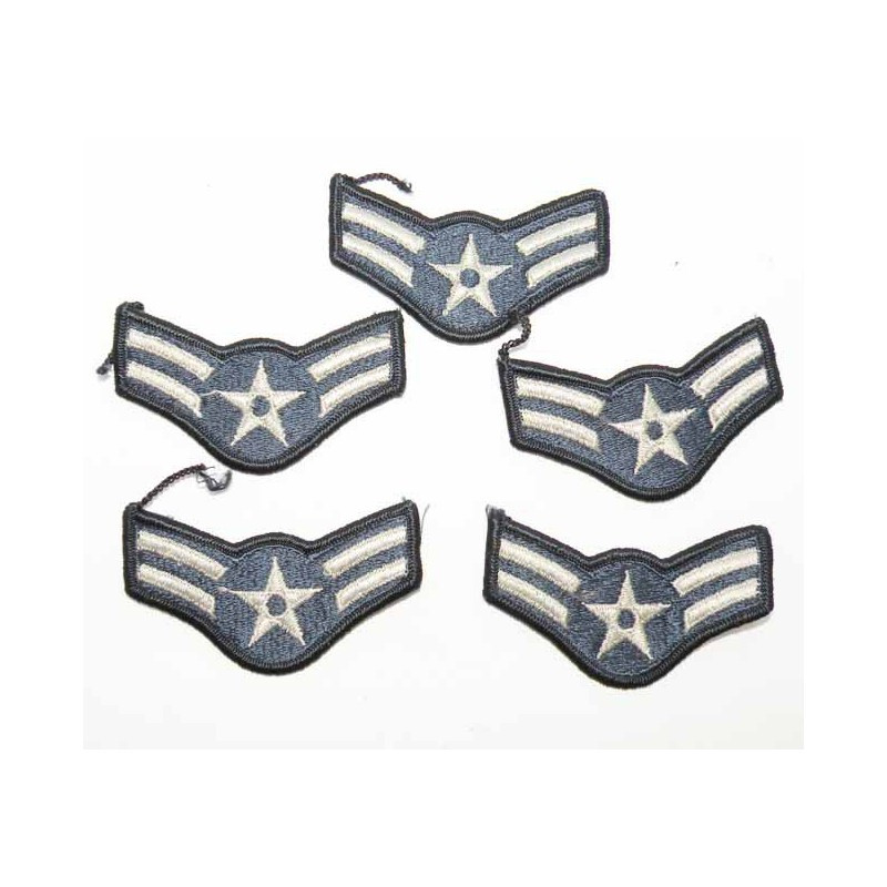 lot de 5 Patchs / grade originaux US Air Force Vietnam ( 299 b )