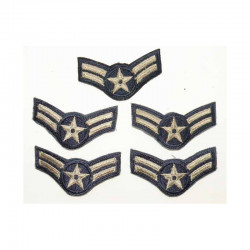 lot de 5 Patchs / grade originaux US Air Force Vietnam ( 301 )
