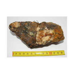 talon / tranche de Meteorite NWA 4420 ( Achondrite - 382 grams - 027 )