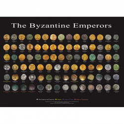 poster  empereurs Byzantin version Anglaise