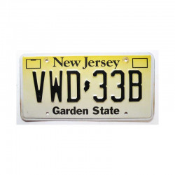 Plaque d Immatriculation USA - New Jersey ( 1082 )