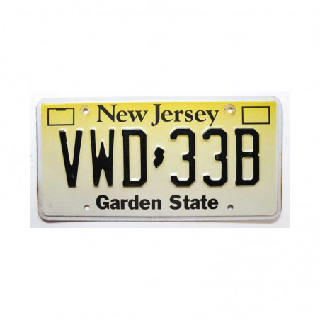 Plaque d Immatriculation USA - New Jersey ( 1082 )