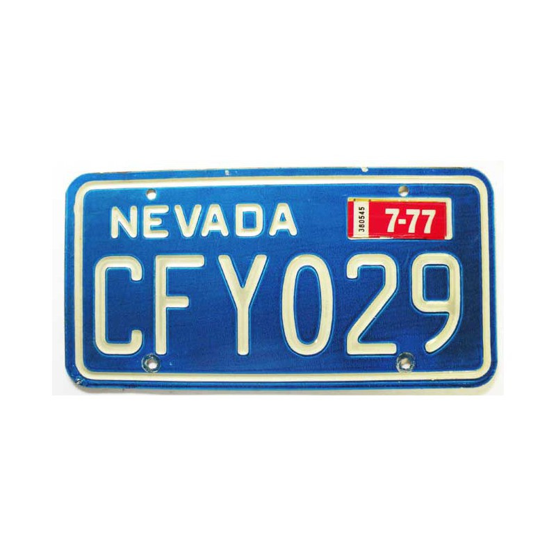 Plaque d Immatriculation USA - Nevada ( 1080 )