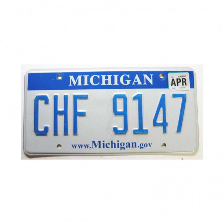Plaque d Immatriculation USA - Michigan ( 1078 )