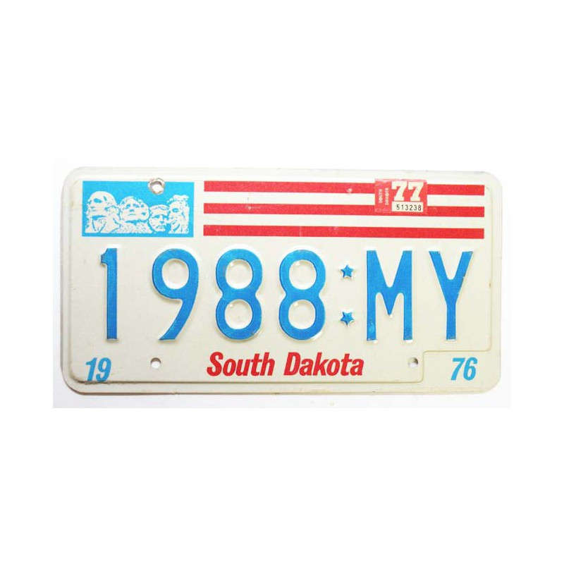Plaque d Immatriculation USA - South Dakota ( 1062 )