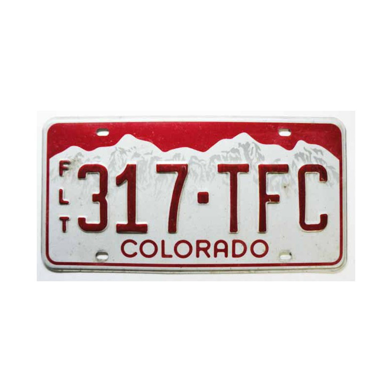 Plaque d Immatriculation USA - Colorado ( 1138 )