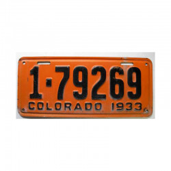 Plaque d Immatriculation USA - Colorado ( 1133 )
