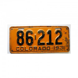 Plaque d Immatriculation USA - Colorado ( 1132 )