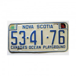 Plaque d Immatriculation Canada Nova Scotia ( 1124 )