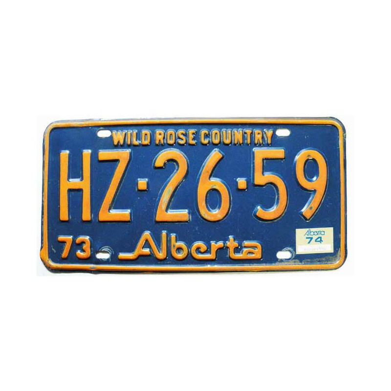 Plaque d Immatriculation Alberta ( 1116 )