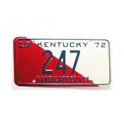 Plaque d Immatriculation USA - Kentucky ( 1104)