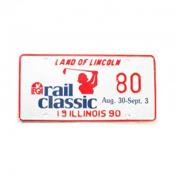 Plaque d Immatriculation USA - Illinois ( 1084 )