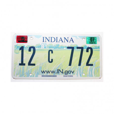 Plaque d Immatriculation USA - Indiana ( 1086 )