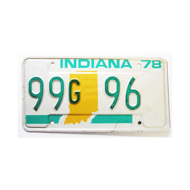 Plaque d Immatriculation USA - Indiana ( 1090 )